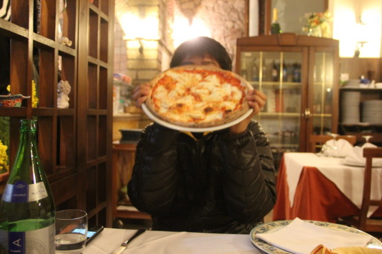 本場、イタリアのピザ